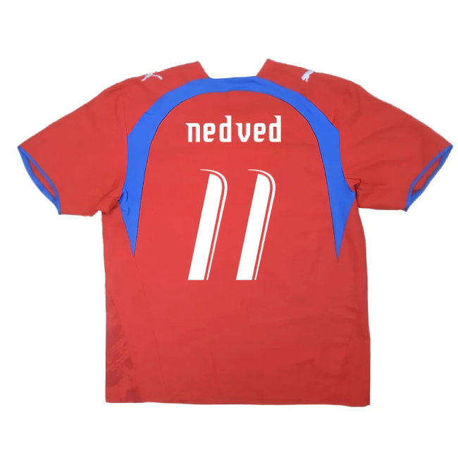 Czech Republic 2006-08 Home Shirt (L) (Very Good) (Nedved 11)