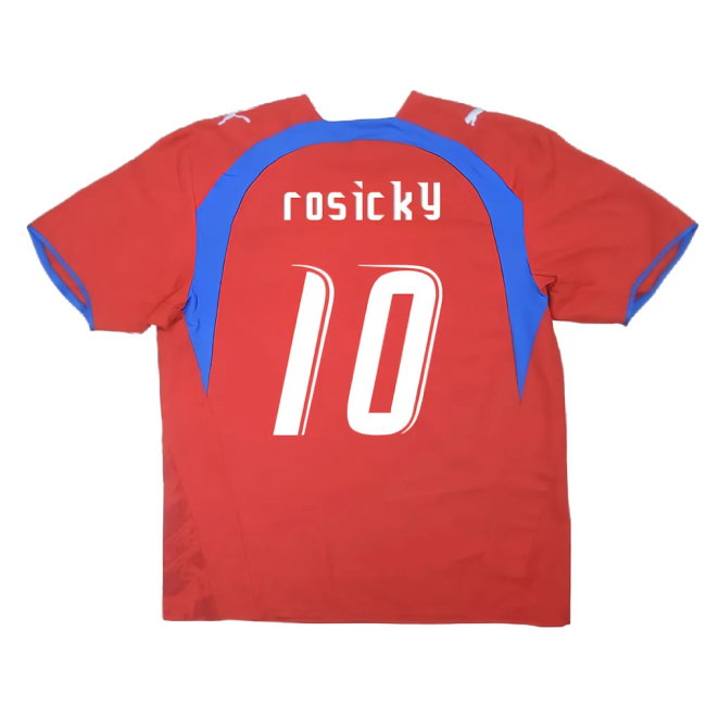Czech Republic 2006-08 Home Shirt (Excellent) (Rosicky 10)