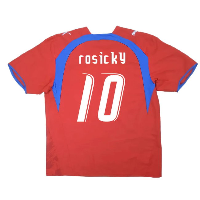 Czech Republic 2006-08 Home Shirt (L) (Mint) (Rosicky 10)