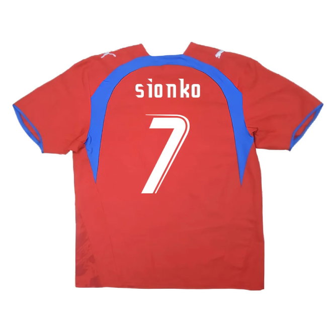 Czech Republic 2006-08 Home Shirt (L) (Very Good) (Sionko 7)