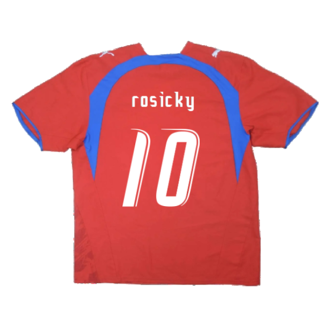 Czech Republic 2006-08 Home Shirt ((Very Good) L) (Rosicky 10)