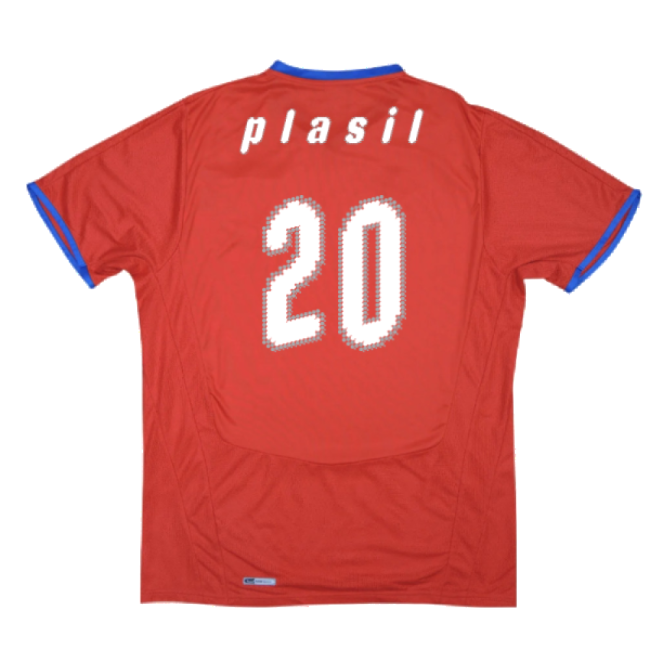 Czech Republic 2008-09 Home Shirt ((Very Good) XL) (Plasil 20)