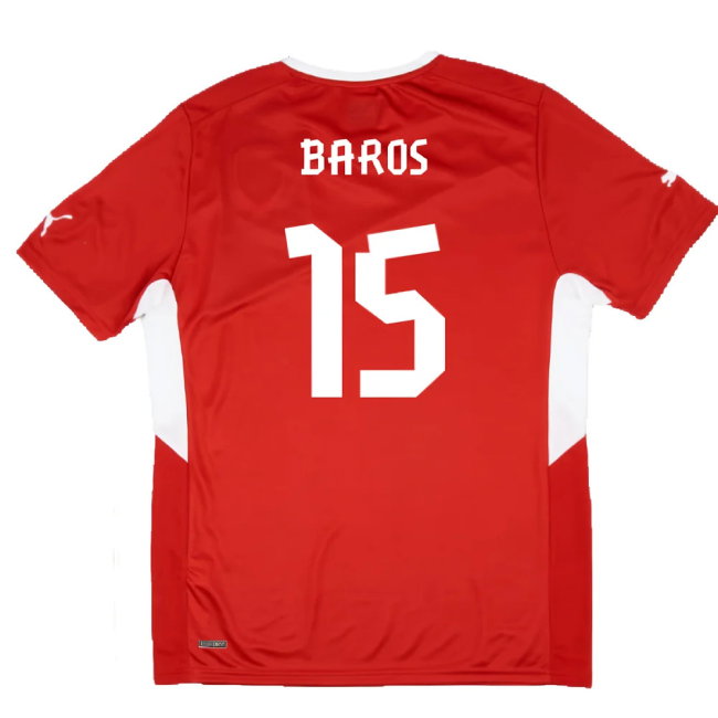 Czech Republic 2012-13 Home Shirt (L) (Mint) (Baros 15)
