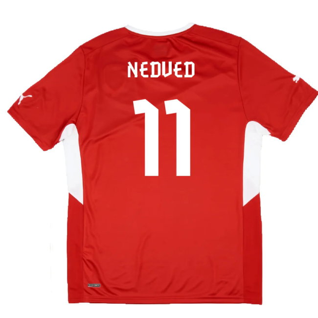 Czech Republic 2012-13 Home Shirt (L) (Mint) (Nedved 11)