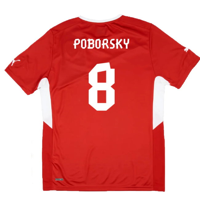 Czech Republic 2012-13 Home Shirt (L) (Mint) (Poborsky 8)