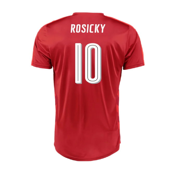 Czech Republic 2016-17 Home Shirt (XL) (Good) (Rosicky 10)