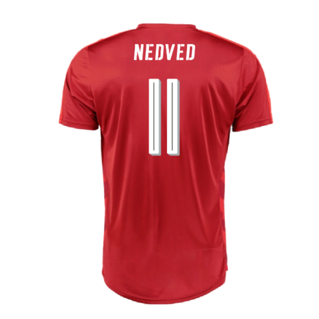 Czech Republic 2016-17 Home Shirt ((Very Good) XXL) (Nedved 11)