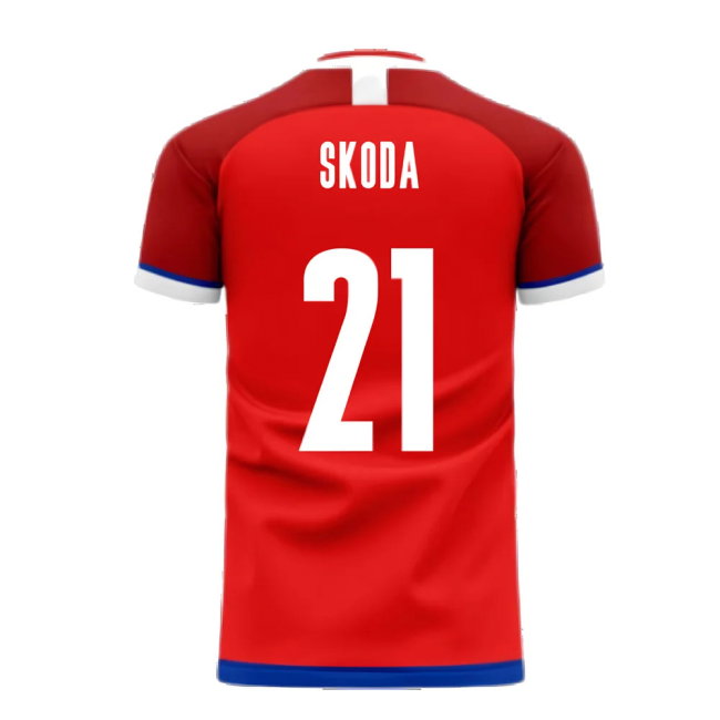 Czech Republic 2025-2026 Home Concept Kit (Libero) (SKODA 21)