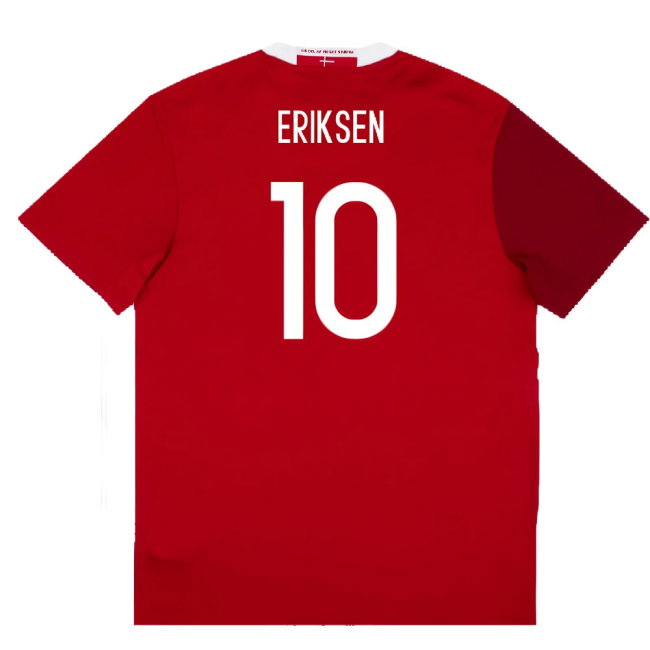 Denmark 2015-16 Home Shirt (L) (Excellent) (Eriksen 10)