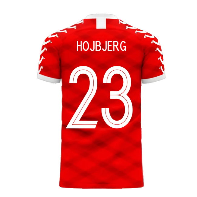 Denmark 2025-2026 Home Concept Football Kit (Viper) (HOJBJERG 23)