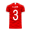 Denmark 2023-2024 Home Concept Football Kit (Viper) (KJAER 3)