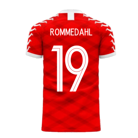 Denmark 2023-2024 Home Concept Football Kit (Viper) (ROMMEDAHL 19)