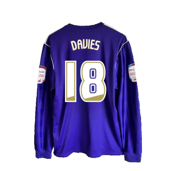 Derby County 2011-12 Away Long Sleeve Shirt (M) (Excellent) (Davies 18)