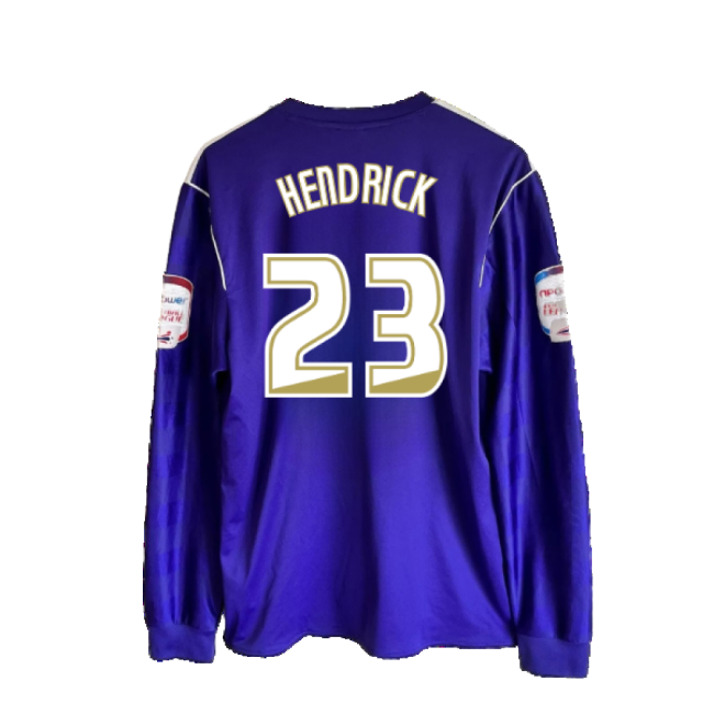 Derby County 2011-12 Away Long Sleeve Shirt (M) (Excellent) (Hendrick 23)