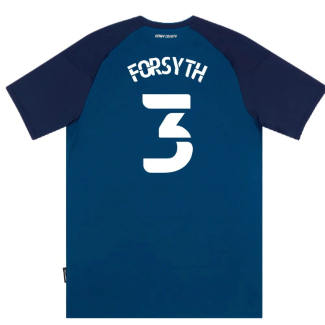 Derby County 2020-21 Away Shirt (S) (Mint) (Forsyth 3)