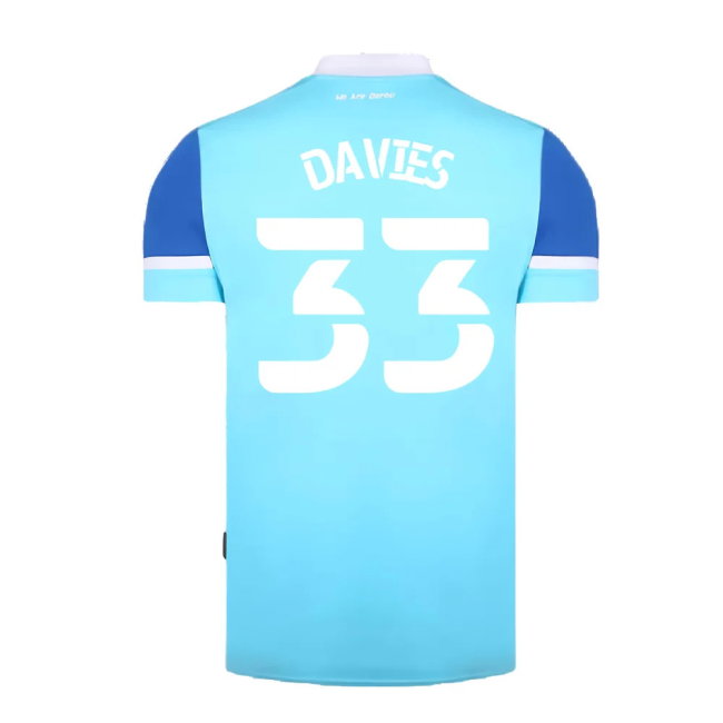 Derby County 2021-22 Away Shirt (XL) (Mint) (Davies 33)