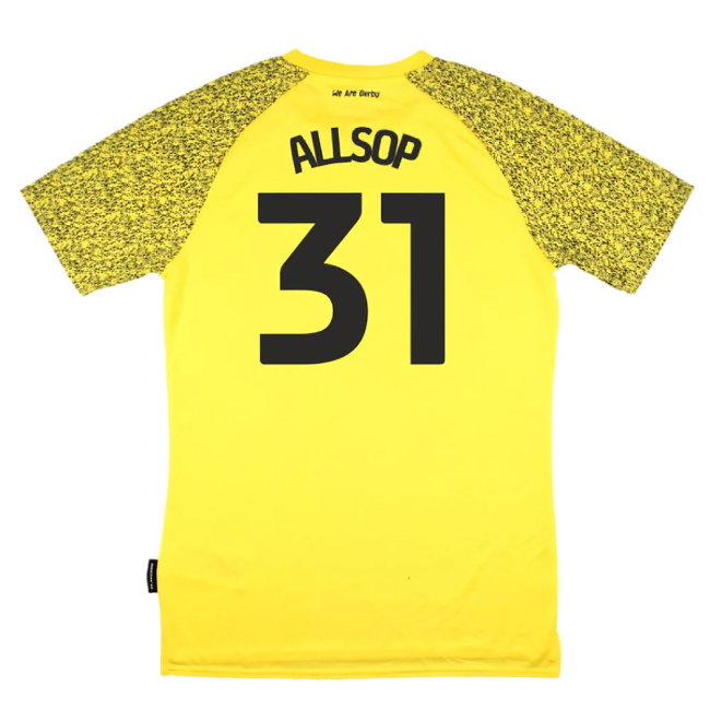 Derby County 2021-22 GK Home Shirt (S) (Mint) (Allsop 31)