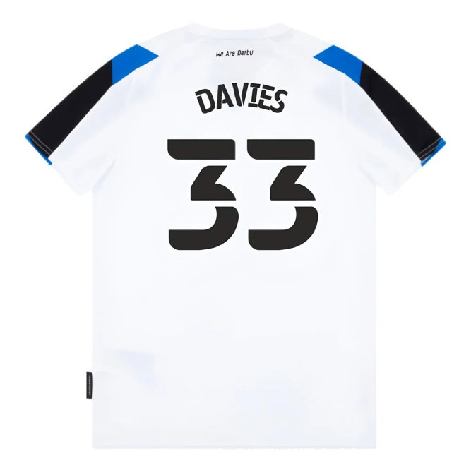 Derby County 2021-22 Home Shirt (M) (Excellent) (Davies 33)