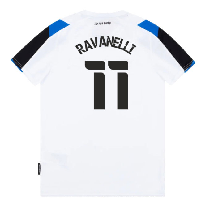 Derby County 2021-22 Home Shirt (L) (Mint) (Ravanelli 11)
