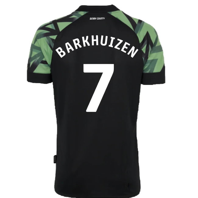 Derby County 2022-23 Away Shirt (Sponsorless) (XL) (Barkhuizen 7) (Mint)