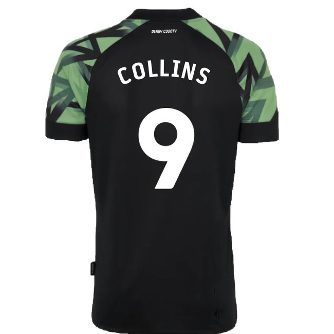 Derby County 2022-23 Away Shirt (Sponsorless) (XL) (Collins 9) (Mint)