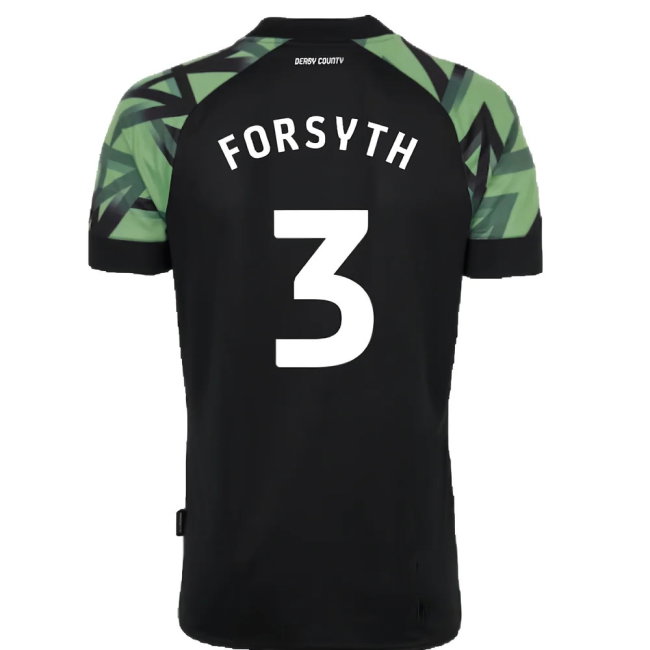 Derby County 2022-23 Away Shirt (Sponsorless) (XL) (Forsyth 3) (Mint)