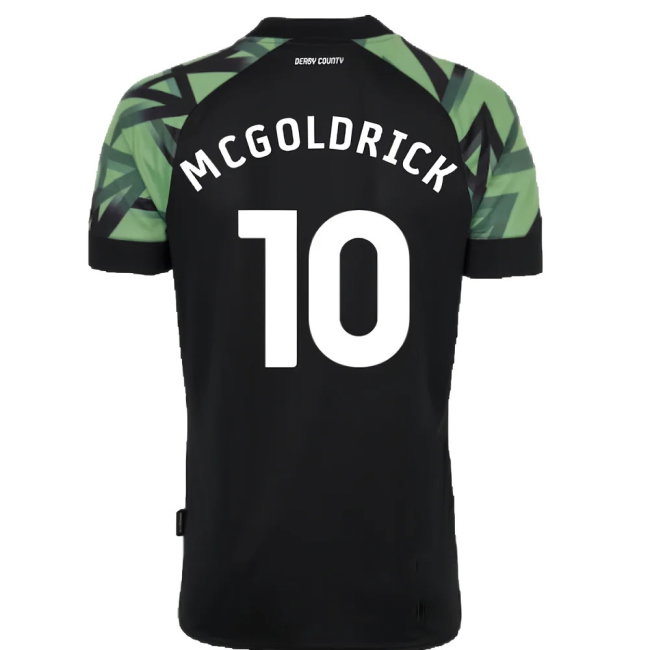 Derby County 2022-23 Away Shirt (Sponsorless) (XL) (McGoldrick 10) (Mint)