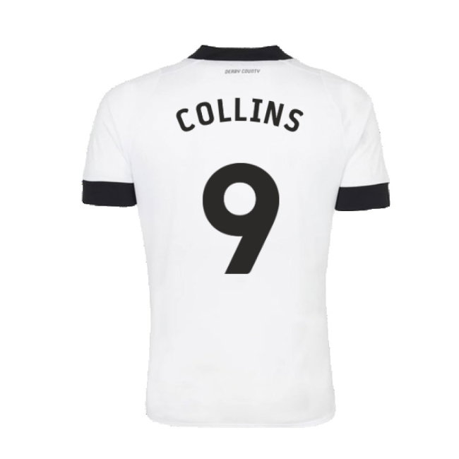 Derby County 2022-23 Home Shirt (Sponsorless) (S) (Collins 9) (Mint)