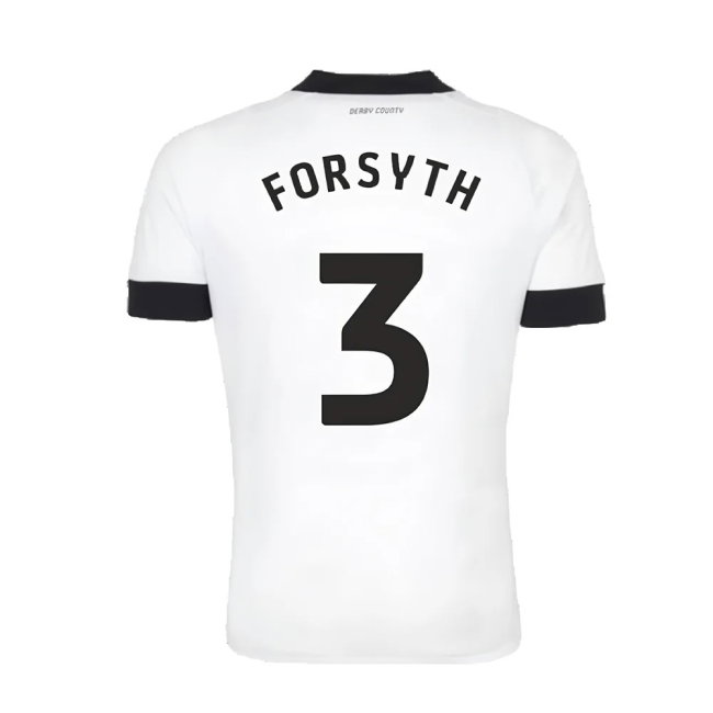 Derby County 2022-23 Home Shirt (Sponsorless) (S) (Forsyth 3) (Mint)