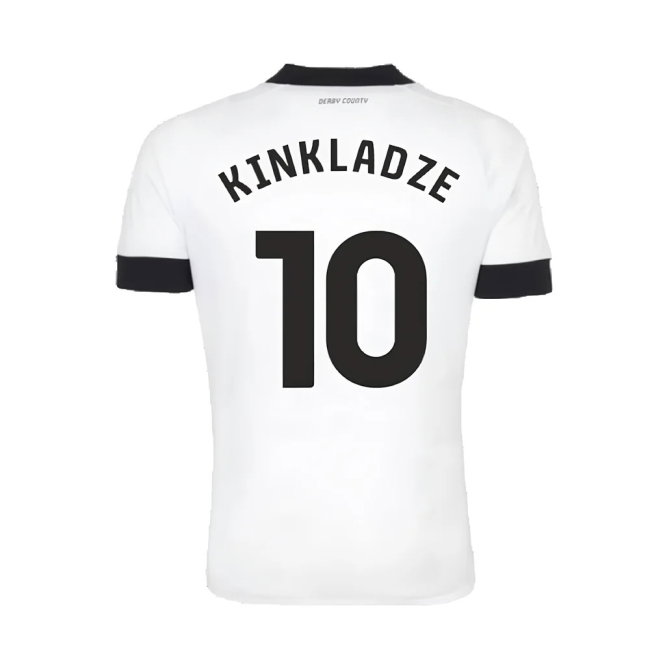 Derby County 2022-23 Home Shirt (Sponsorless) (S) (Kinkladze 10) (Excellent)