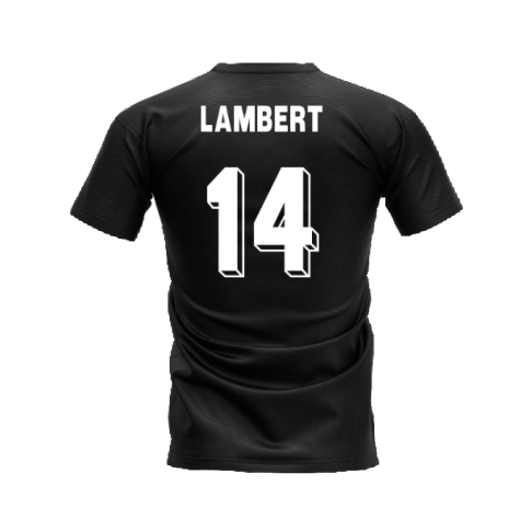 Dortmund 1996-1997 Retro Shirt T-shirt (Black) (Lambert 14)