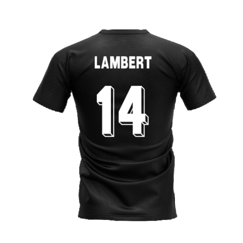 Dortmund 1996-1997 Retro Shirt T-shirt - Text (Black) (Lambert 14)