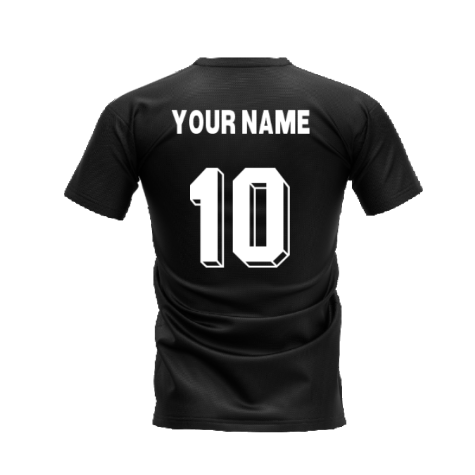 Dortmund 1996-1997 Retro Shirt T-shirt - Text (Black) (Your Name)