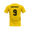Dortmund 1996-1997 Retro Shirt T-shirt (Yellow) (Chapuisat 9)