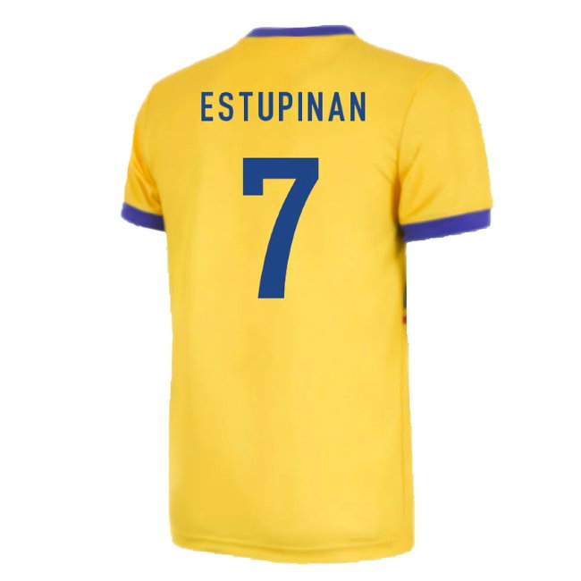 Ecuador 1983 Retro Football Shirt (ESTUPINAN 7)