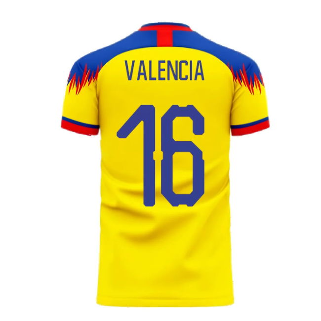 Ecuador 2025-2026 Home Concept Football Kit (Libero) (VALENCIA 16)