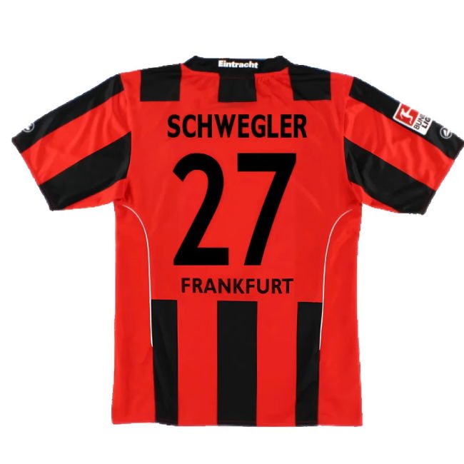Eintracht Frankfurt 2010-12 Home Shirt ((Very Good) S) (Schwegler 27)