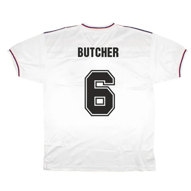 England 1980-82 Score Draw Replica Home Shirt (XL) (Good) (Butcher 6)