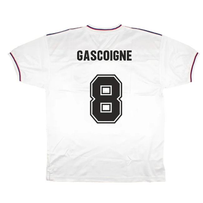 England 1980-82 Score Draw Replica Home Shirt (XL) (Good) (Gascoigne 8)