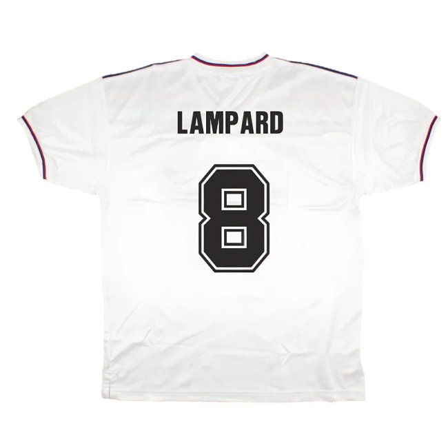 England 1980-82 Score Draw Replica Home Shirt (XL) (Good) (Lampard 8)