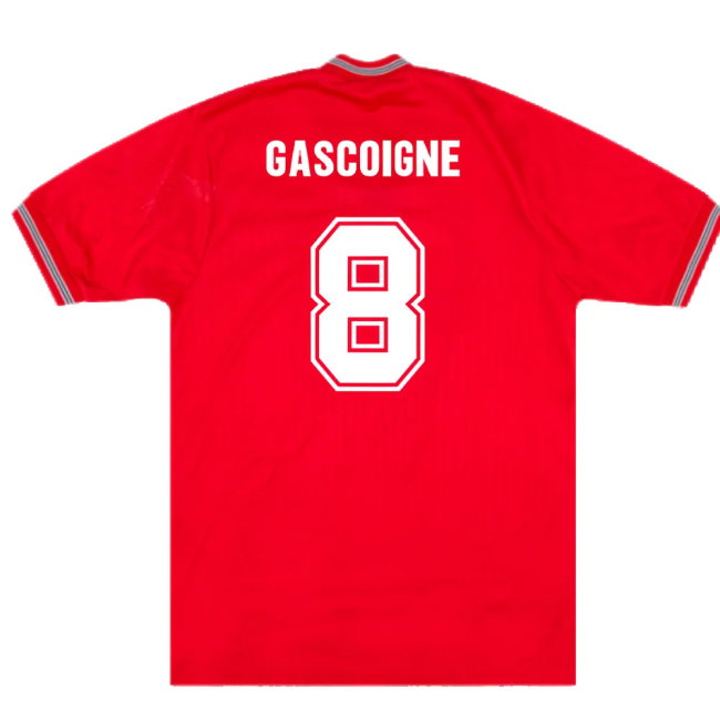 England 1984-85 Away Shirt (XL Boys) (Very Good) (GASCOIGNE 8)