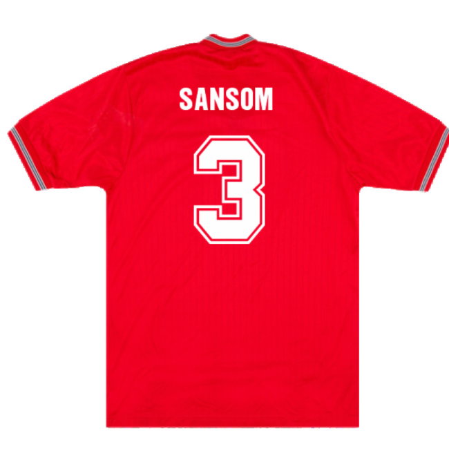 England 1984-85 Away Shirt (XL Boys) (Very Good) (Sansom 3)