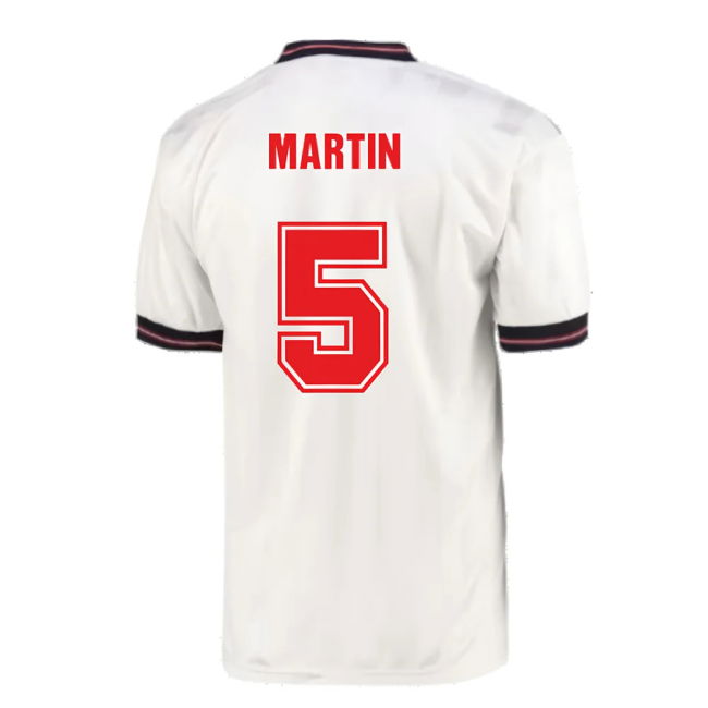 England 1986 Home World Cup Finals Retro Shirt (Martin 5)