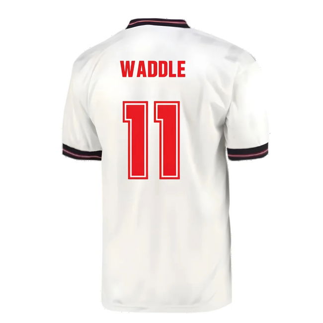 England 1986 Home World Cup Finals Retro Shirt (Waddle 11)