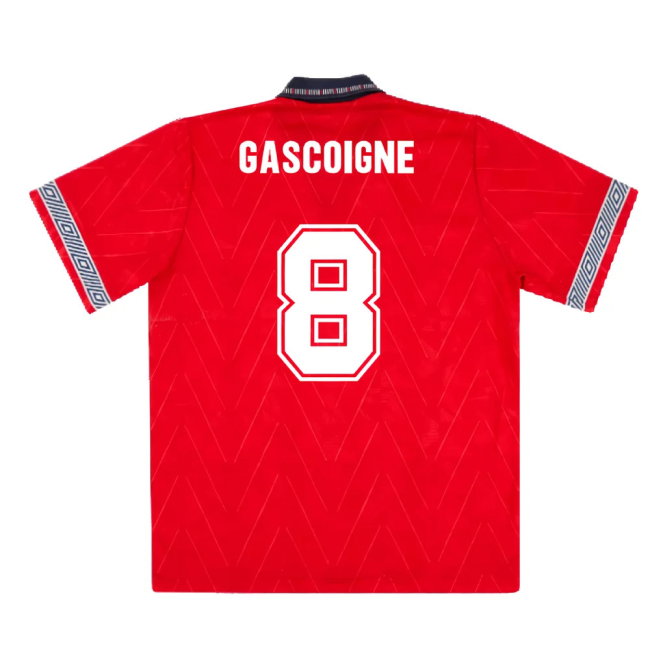 England 1990-92 Away Shirt (L) (Excellent) (Gascoigne 8)