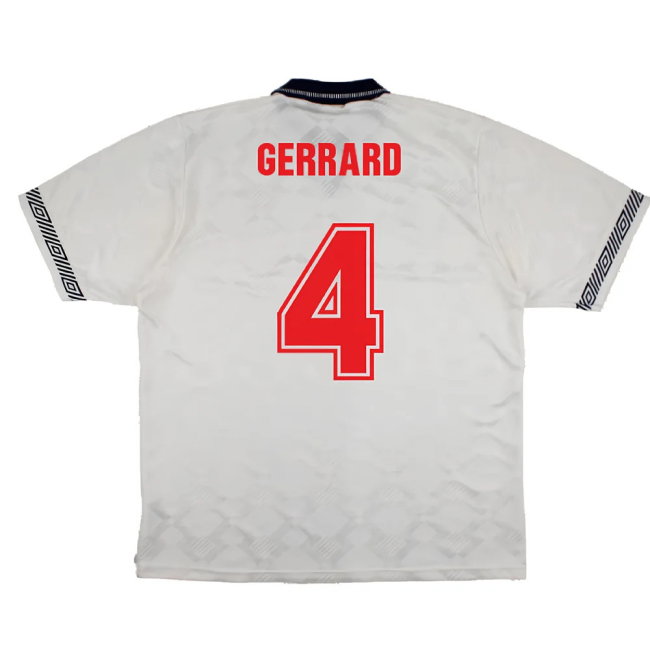 England 1990-92 Home Shirt (L) (Excellent) (Gerrard 4)