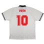 England 1990-92 Home Shirt (S) (Good) (Owen 10)