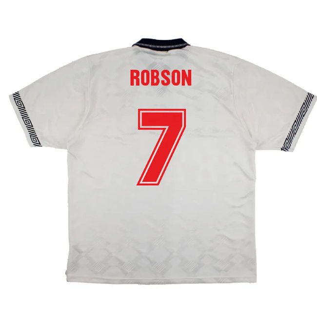 England 1990-92 Home Shirt (XL) (Very Good) (Robson 7)