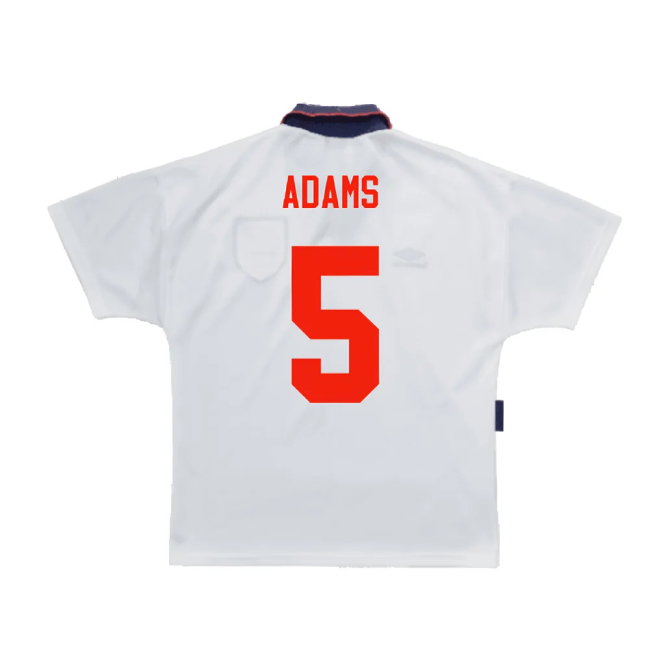 England 1993-1995 Home Shirt (XL) (Excellent) (Adams 5)