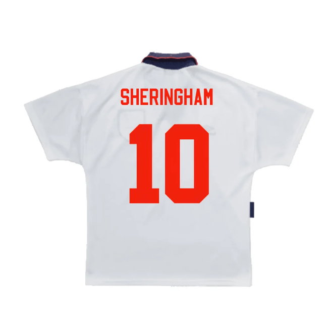 England 1993-1995 Home Shirt (L) (Excellent) (Sheringham 10)